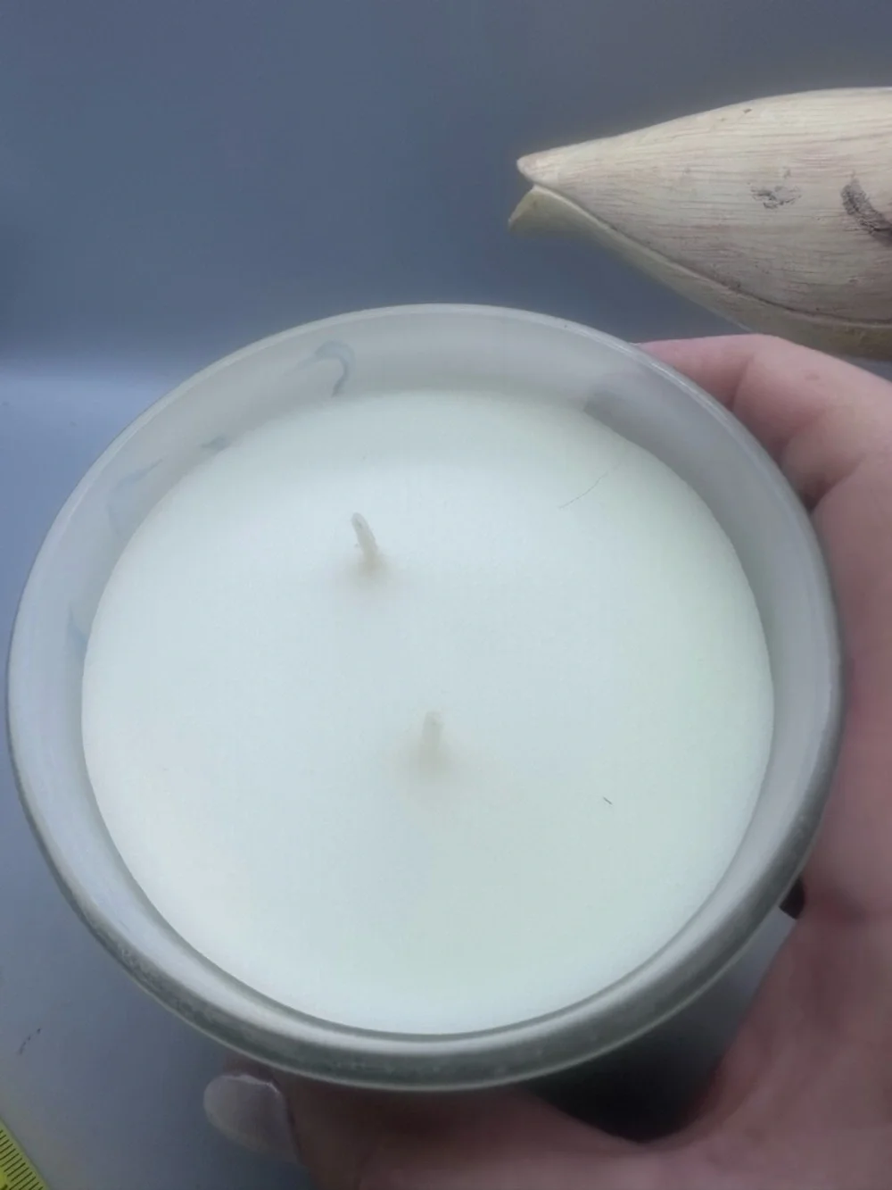 Sun and Sea blue Orchid candle Shoreline wooden bird set